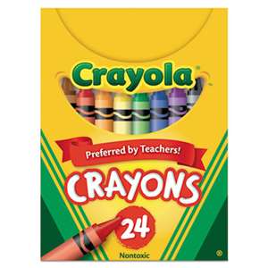 BINNEY & SMITH / CRAYOLA Classic Color Crayons, Tuck Box, 24 Colors