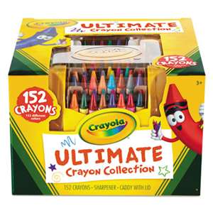 BINNEY & SMITH / CRAYOLA Ultimate Crayon Case, Sharpener Caddy, 152 Colors