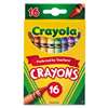 BINNEY & SMITH / CRAYOLA Classic Color Crayons, Peggable Retail Pack, 16 Colors