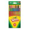 BINNEY & SMITH / CRAYOLA Twistables Mini Crayons, 24 Colors/Pack