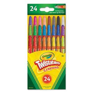 BINNEY & SMITH / CRAYOLA Twistables Mini Crayons, 24 Colors/Pack