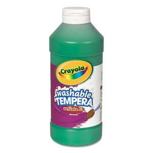 BINNEY & SMITH / CRAYOLA Artista II Washable Tempera Paint, Green, 16 oz