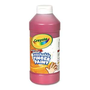 BINNEY & SMITH / CRAYOLA Washable Fingerpaint, Red, 16 oz