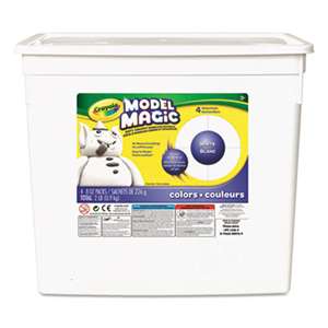 BINNEY & SMITH / CRAYOLA Model Magic Modeling Compound, 8 oz each packet, White, 2 lbs.