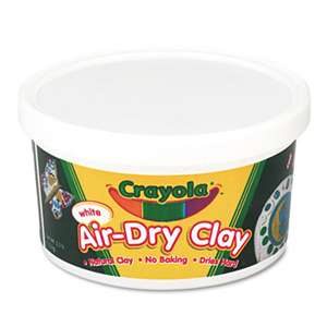 BINNEY & SMITH / CRAYOLA Air-Dry Clay, White, 2 1/2 lbs