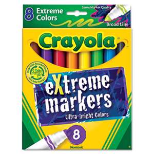 BINNEY & SMITH / CRAYOLA Extreme Color Marker, Assorted, 8/Pack