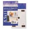 DAX N140285M Velcro Magnetic Cubicle Photo Document Frame, Acrylic, 8 1/2 x 11, Clear