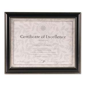 DAX N2704N1T Document Frame, Black Plastic, 8 1/2 x 11