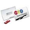 DURABLE OFFICE PRODUCTS CORP. Click-Fold Convex Name Badge Holder, Double Magnets, 3 3/4 x 2 1/4, Clear, 10/Pk