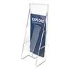 DEFLECTO CORPORATION Stand Tall Literature Holder, 4 9/16w x 3 1/4d x 11 7/8h, Clear