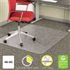 deflecto CM11442F EconoMat Occassional Use Chair Mat for Low Pile, 46 x 60, Clear