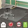 deflecto CM14233 SuperMat Frequent Use Chair Mat, Medium Pile Carpet, Beveled, 45x53 w/Lip, Clear