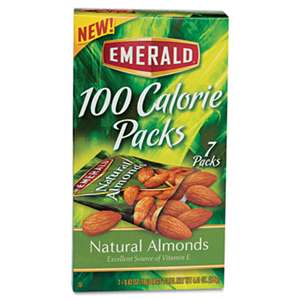 DIAMOND FOODS 100 Calorie Pack All Natural Almonds, 0.63oz Packs, 7/Box