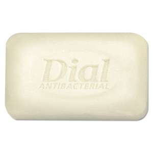 DIAL PROFESSIONAL Antibacterial Deodorant Bar Soap, Unwrapped, White, 2.5oz, 200/Carton