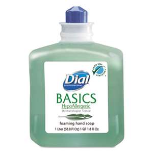 DIAL PROFESSIONAL Basics Foaming Hand Wash, Refill, 1000mL, Honeysuckle