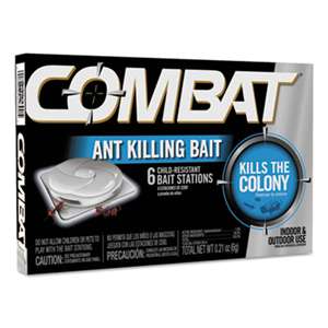 DIAL PROFESSIONAL Combat Ant Killing System, Child-Resistant, Kills Queen & Colony, 6/Box