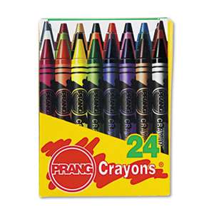 DIXON TICONDEROGA CO. Crayons Made with Soy, 24 Colors/Box