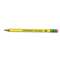 DIXON TICONDEROGA CO. Ticonderoga Beginners Wood Pencil w/Eraser, HB #2, Yellow, Dozen