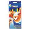 DIXON TICONDEROGA CO. Prang Colored Wood Pencil Set, 3.3 mm, 12 Assorted Colors, 12 Pencils/Set