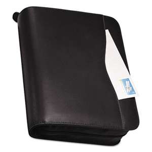 DAYTIMER'S INC. Verona Leather Starter Set, 8 1/2 x 11, Black Cover