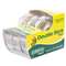 SHURTECH Permanent Double-Stick Tape, 1/2" x 300", 1" Core, Clear