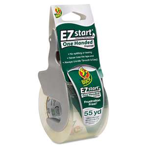 SHURTECH E-Z Start Premium Packaging Tape w/Dispenser, 1.88" x 55.5yds