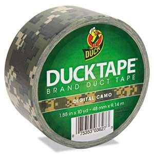 SHURTECH Colored Duct Tape, 10 mil, 1.88" x 10 yds, 3" Core, Digital Camo