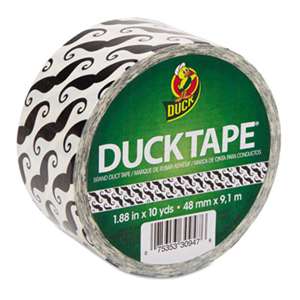 SHURTECH Colored Duct Tape, 9 mil, 1.88" x 15 yds, 3" Core, Mustache
