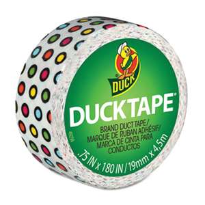 Duck 283263 Ducklings DuckTape, 9 mil, 3/4" x 180", Candy Dots