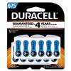 Duracell DA675B12ZMR0 Button Cell Hearing Aid Battery #675, 12/Pk