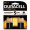 Duracell MN1604B2Z CopperTop Alkaline Batteries with Duralock Power Preserve Technology, 9V, 2/Pk