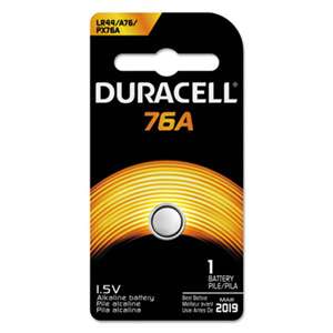 Duracell PX76A675PK09 Alkaline Medical Battery, 76A, 1.5V