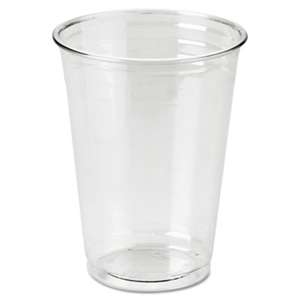 DIXIE FOOD SERVICE Clear Plastic PETE Cups, Cold, 10oz, WiseSize, 25/Pack, 20 Packs/Carton