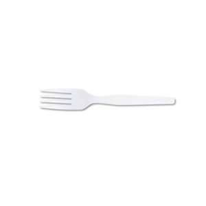 DIXIE FOOD SERVICE Plastic Cutlery, Heavy Mediumweight Fork, 100-Pieces/Box