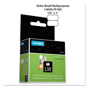 DYMO 30333 LabelWriter Multipurpose Labels, 1/2 x 1, White, 1000 Labels/Roll