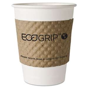 ECO-PRODUCTS,INC. EcoGrip Hot Cup Sleeves - Renewable & Compostable, 1300/CT