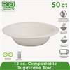 ECO-PRODUCTS,INC. Renewable & Compostable Sugarcane Bowls - 12oz., 50/PK