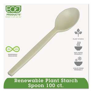 ECO-PRODUCTS,INC. Plant Starch Spoon - 7", 50/PK