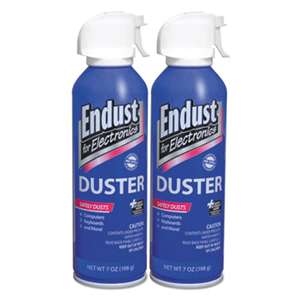ENDUST Compressed Air Duster, 7 oz, 2/Pk