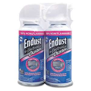 Endust 246050 Compressed Gas Duster, 2 3.5oz Cans/Pack