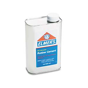ELMER'S PRODUCTS, INC. Rubber Cement, Repositionable, 1 qt