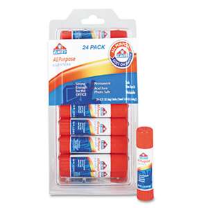 ELMER'S PRODUCTS, INC. Disappearing Glue Stick, 0.21 oz, 24/Pack