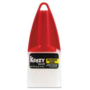 ELMER'S PRODUCTS, INC. Maximum Bond Krazy Glue, 0.18 oz. Extra Strong, Durable, Precision Tip