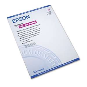 EPSON AMERICA, INC. Matte Presentation Paper, 27 lbs., Matte, 16-1/2 x 23-1/2, 30 Sheets/Pack