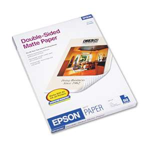 EPSON AMERICA, INC. Premium Matte Presentation Paper, 45 lbs., 8-1/2 x 11, 50 Sheets/Pack