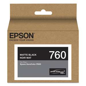 EPSON AMERICA, INC. T760820 (760) UltraChrome HD Ink, Matte Black