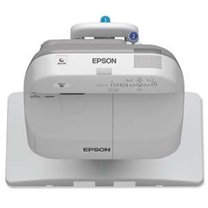 EPSON AMERICA, INC. PowerLite 580 XGA 3LCD Projector, 3200 Lumens, 1024 x 768 Pixels, 1.35x Zoom