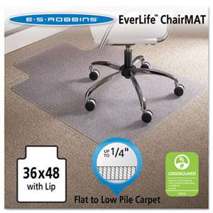 E.S. ROBBINS 36 x 48 Lip Chair Mat, Task Series AnchorBar for Carpet up to 1/4"