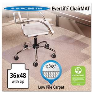 E.S. ROBBINS 36x48 Lip Chair Mat, Multi-Task Series AnchorBar for Carpet up to 3/8"