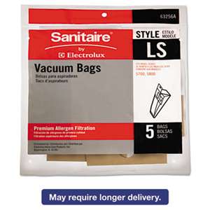 ELECTROLUX FLOOR CARE COMPANY Commercial Upright Vacuum Cleaner Replacement Bags, Style LS, 5/Pack